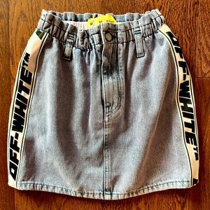 Off-White kids denim skirt size 10 *BRAND NEW*  |  Without tags, never worn.